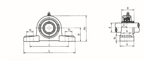 CTZ UCP Bearing UCP212 UCP 212 Bearing with P0 Precision Rating and ISO Certification
