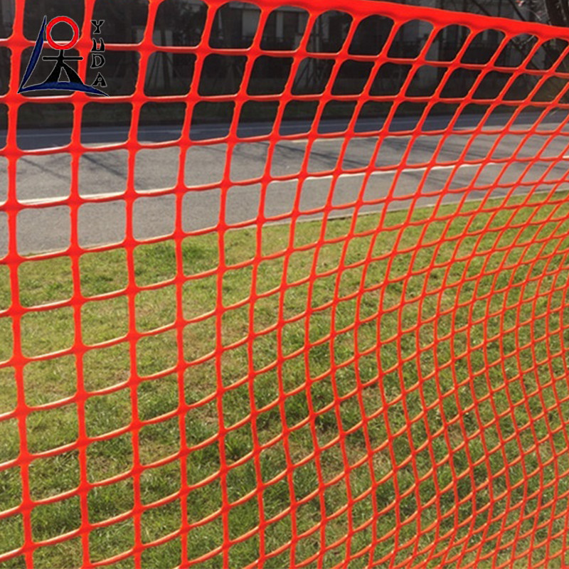 Orange Safety Fence Tensile Plastic Mesh Construction Barrier Warning Netting
