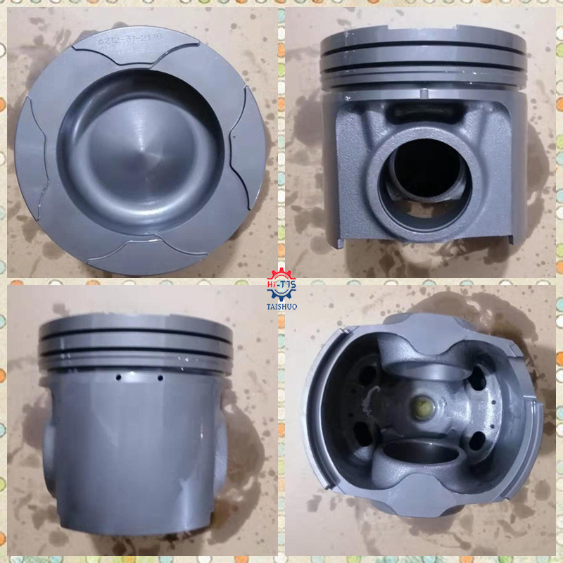 Hi-TTS PC650-5 S6D140 6D140 140mm Diesel Engine Piston 6212-31-2170 6212312170 For KOMATSU Parts