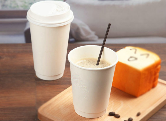 185g + 15g Matte PE Laminated C1S White Cup Carton Paper Rolls 70cm Width
