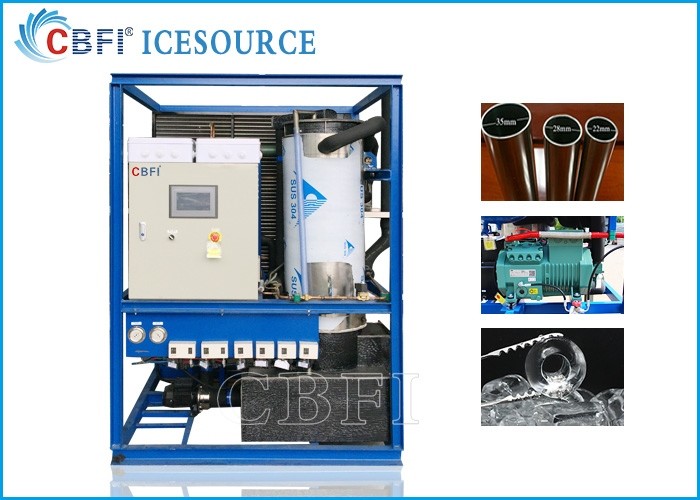 2 Ton Purified Safe Bacteria - Free Ice Tube Making Machine / Commercial Ice Maker
