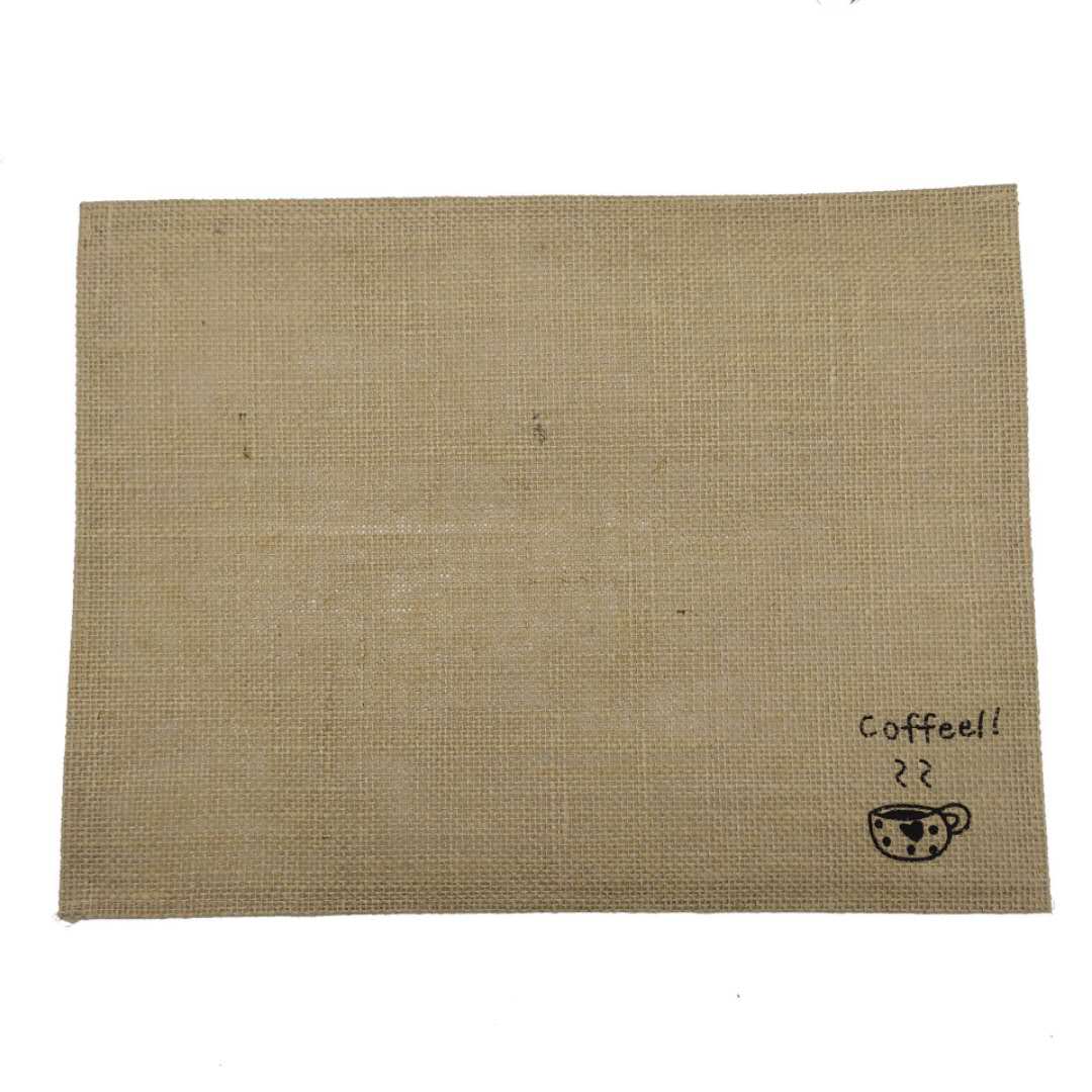 ODM Kitchen Tools And Utensils Waterproof Reusable Coffee Tea Burlap Jute Tea Towel