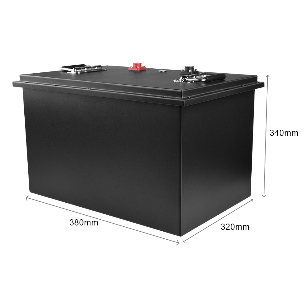 Rechargeable Waterproof Lifepo4 Battery Backup Pack Deep Cycle 48v 100ah
