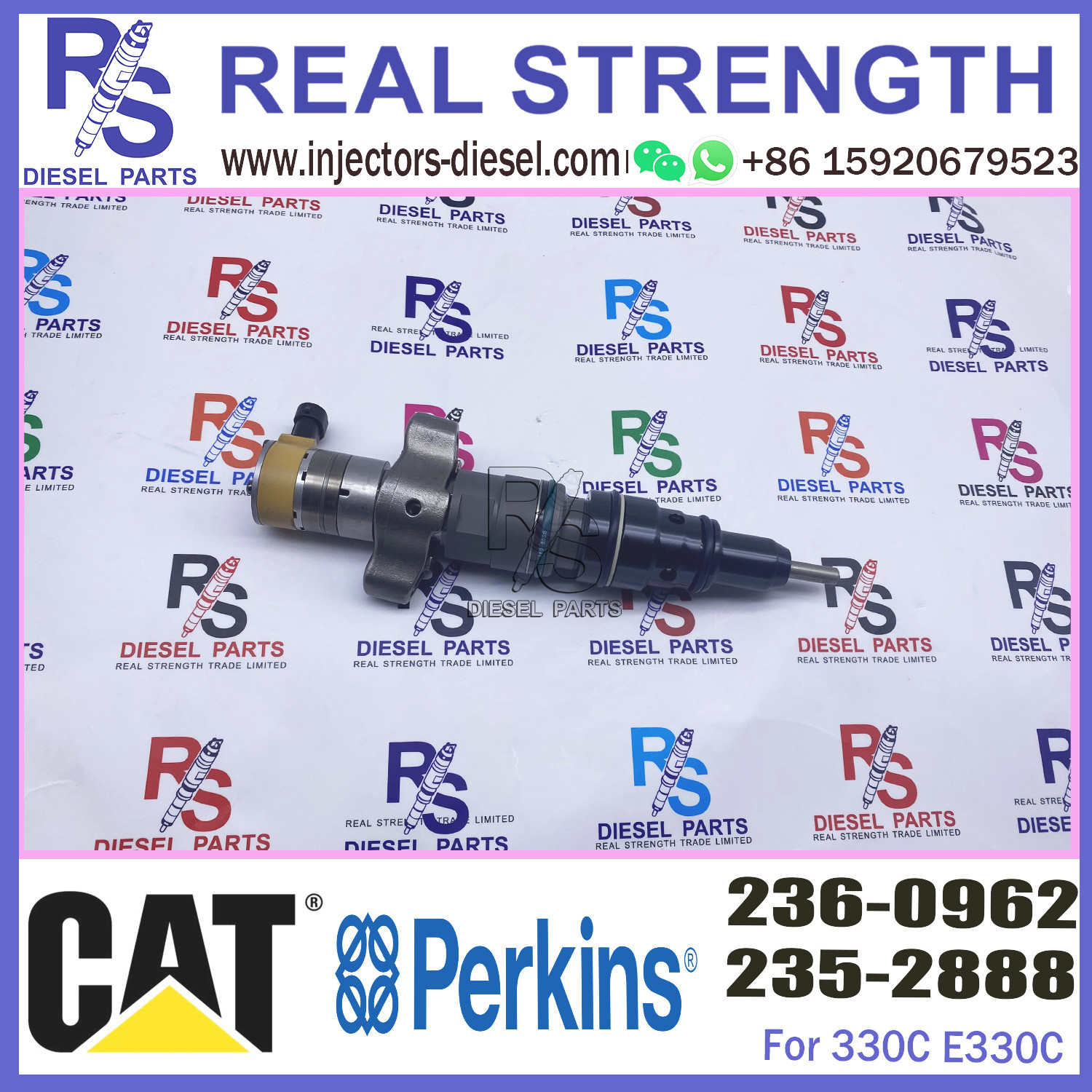 Original new diesel V-O-L-V CUMMINS injector, manufactured in the UK. We are distributors of V-O-L-V, CUMMINS, and every