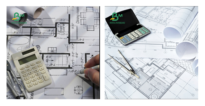 24inch 36inch CAD Inkjet Printing Paper 80gsm White Engineering Drawing Paper
