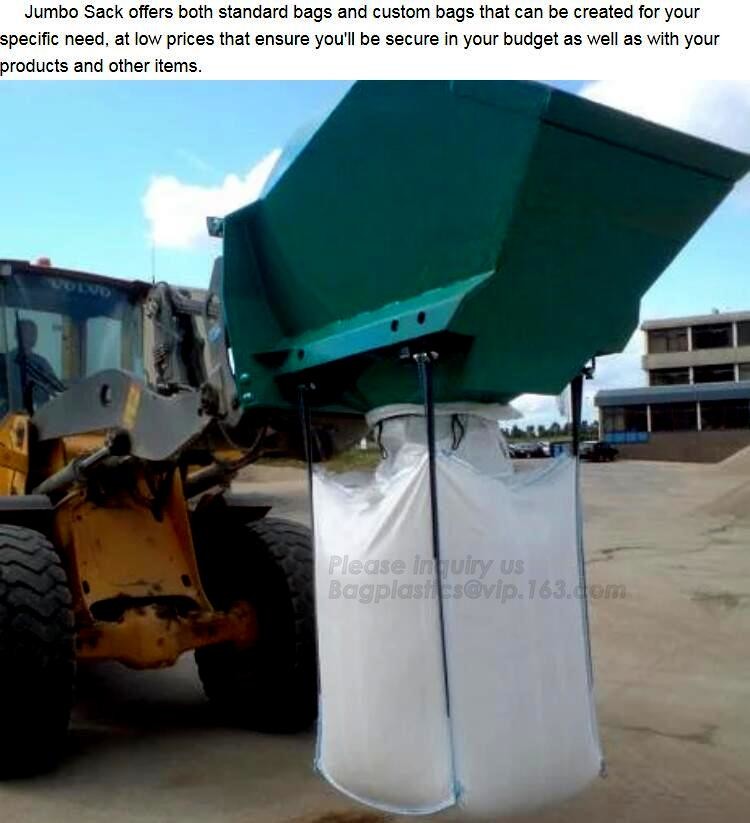 New arrival wholesale polypropylene woven plastic jumbo bag pp big bag for sand, building material,jumbo bag / FIBC bulk