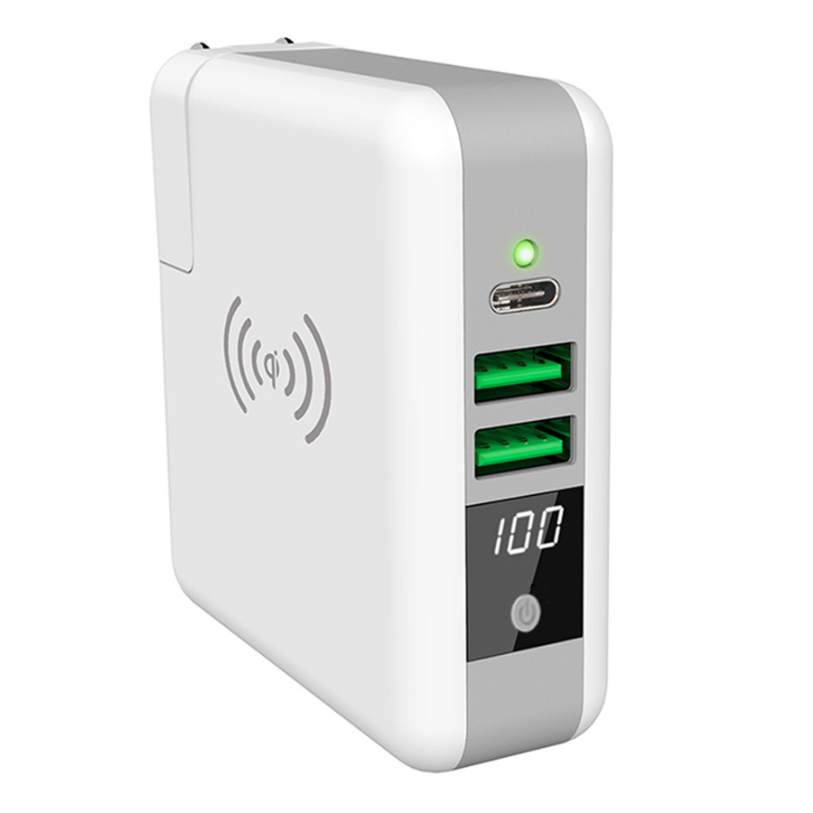 Universal 2 USB 6700mAh 10W Power Bank That Plugs Into Wall