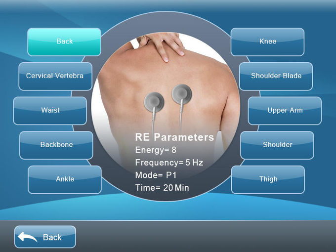 Capacitive and Resistive Diathermal Eletromagnetic Shockwave Therapy Machine
