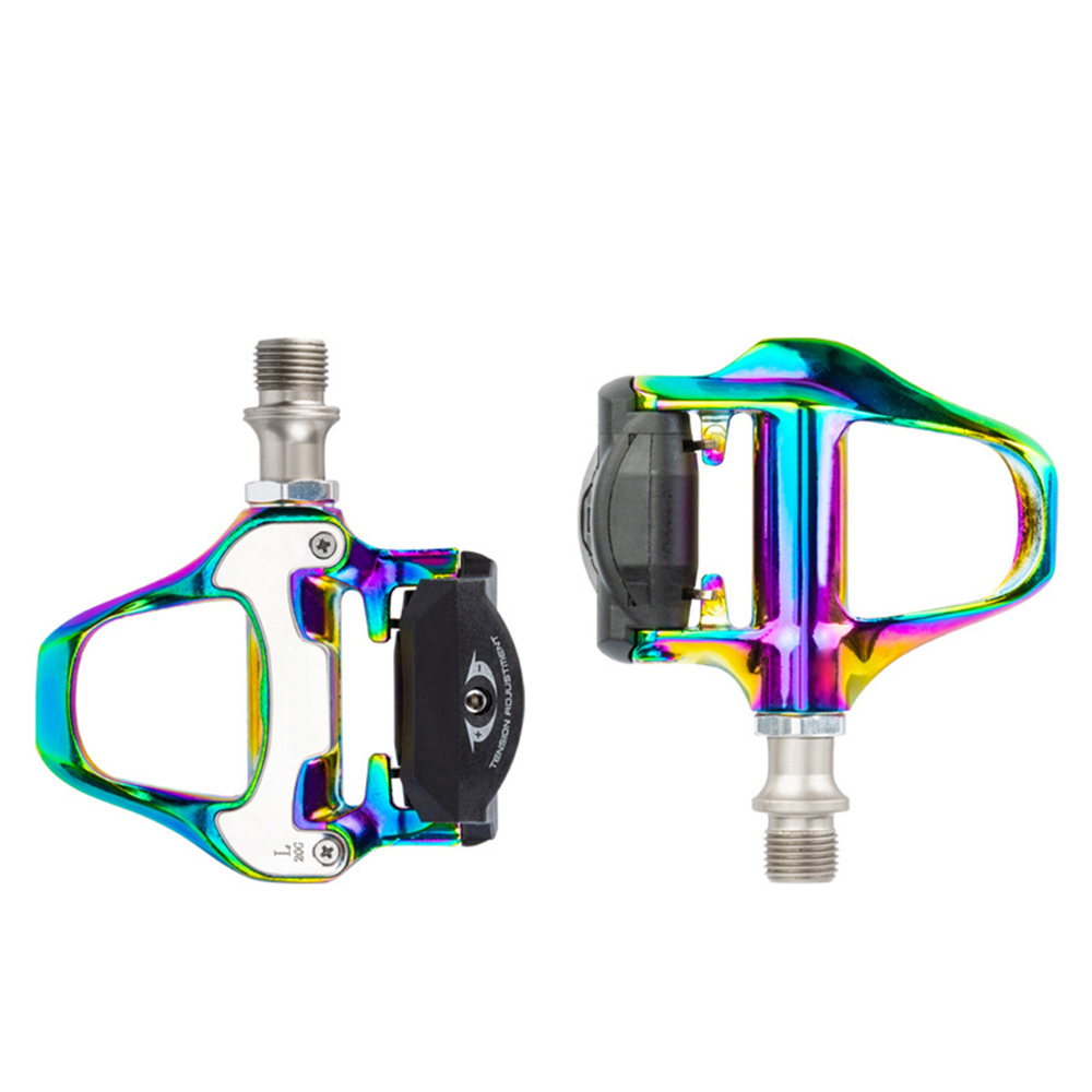 KOOTU Colorful Clipless Pedals Road Bike Pedals SPD Lock Pedals