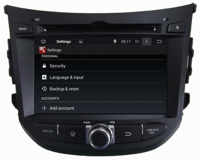 Ouchuangbo Car Radio Multimedia Kit for Hyundai HB20 2013 DVD GPS Navi Stereo System OCB-7026D