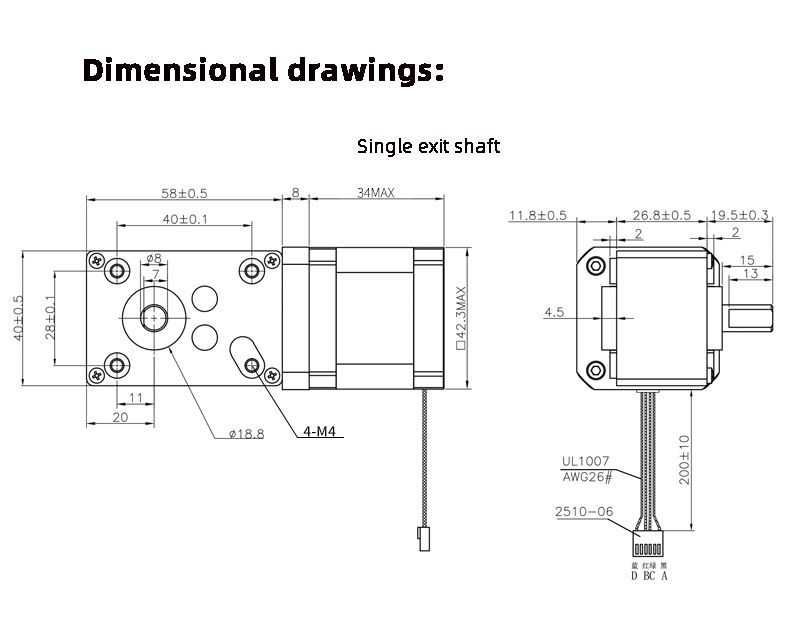 Linear Stepper Worm Gear Motor 1 Axis Stepper Motor Controller