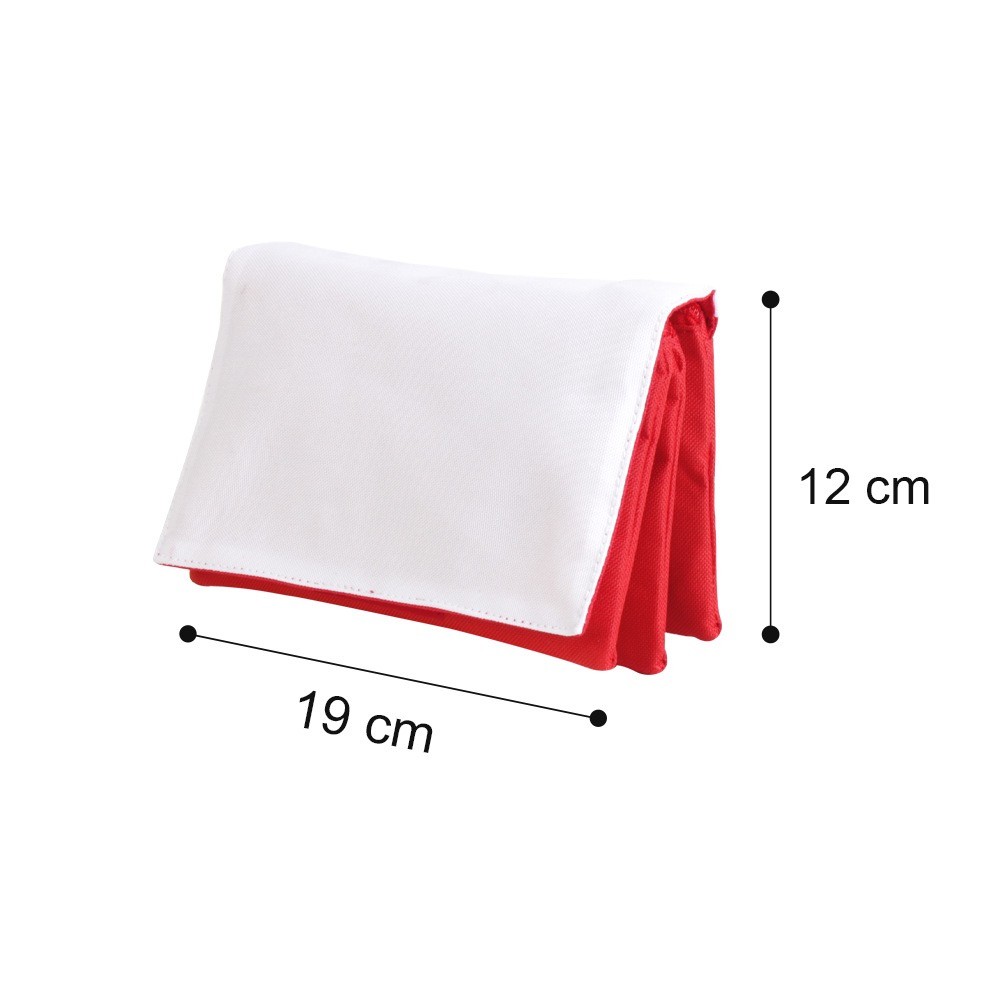 Three Layers Flip Stationery Storage Bag Blank Sublimation Cosmetic Clutch Handbag For Sublimation Printing