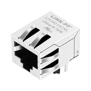 Buy cheap LPJ4014CNL 10/100Base-T Industrial RJ45 Magjack with EMI Tabs product