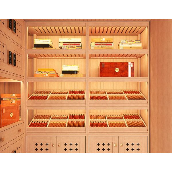 Walk-In Cigar Cooler Humidor With Precise Climate Controlled for Retail Lounges Walk-In Cigar Cooler Humidor With Precise Climate Controlled For Retail Lounges