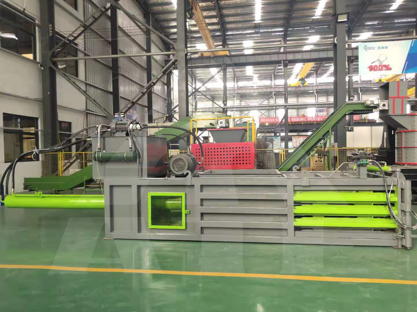 60T-200T Horizontal Cardboard Baler Recycling Baler Machine