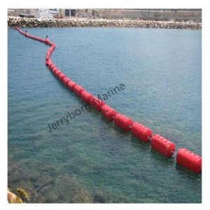 China HDPE pipe floater warning floating barrier line on sale