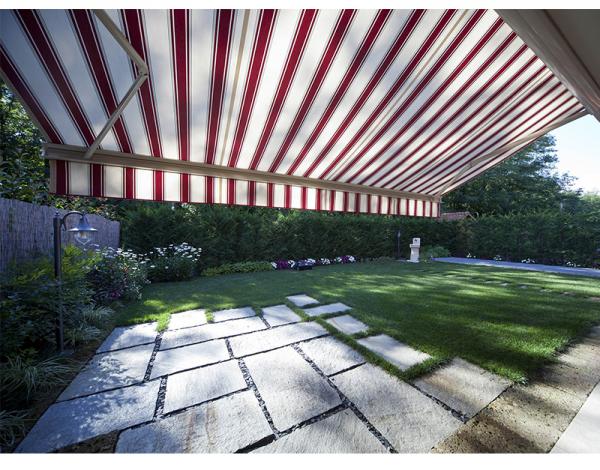 Outdoor aluminum card type retractable awning for patio, patio, shop, hotel awning