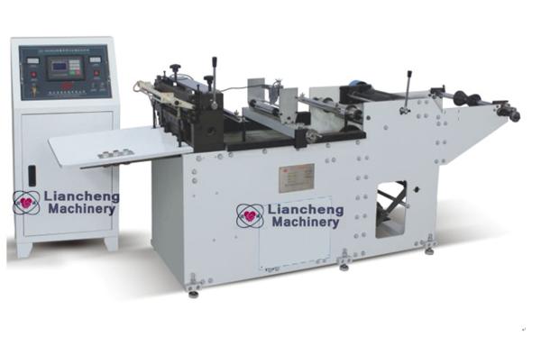 PVC label sleeve water bottle production line LC-350C High speed cutting machine