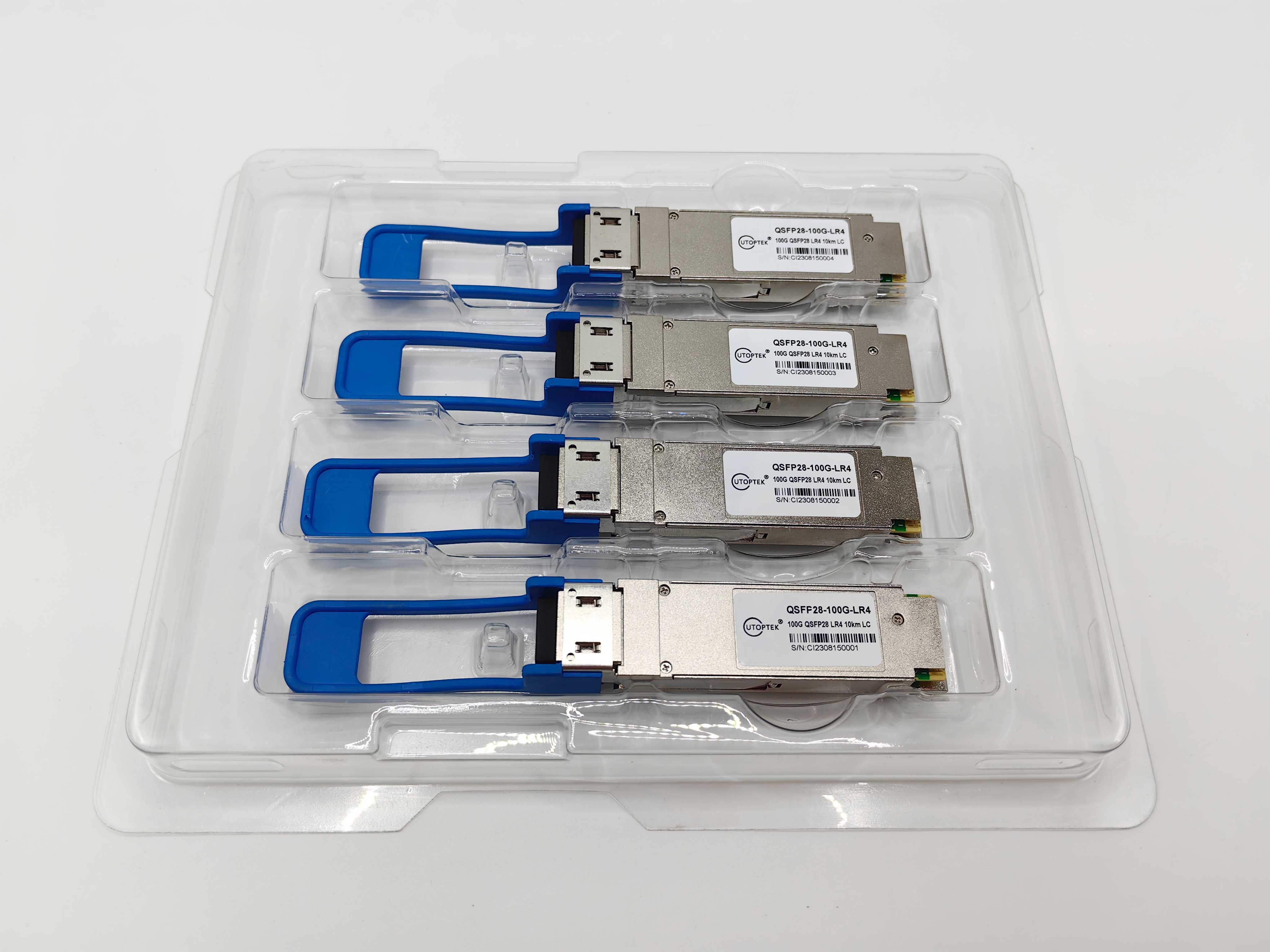 Cisco Qsfp-100g-LR4-S Compatible 100gbase-Lr4 Qsfp28 1310nm 10km Dom Optical Transceiver Module