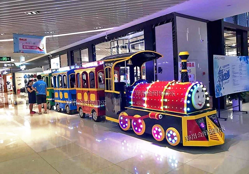 Amusement Park Trackless Kiddie Train 14P Electric Tourist Train 2200w / 60V