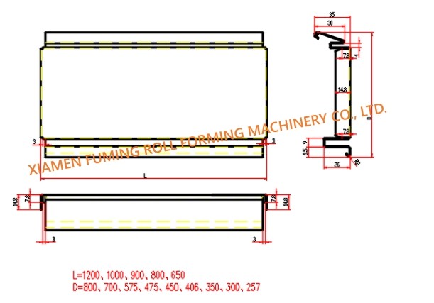 PPGI Shelving Racking Roll Forming Machine 7.5KW PLC Control