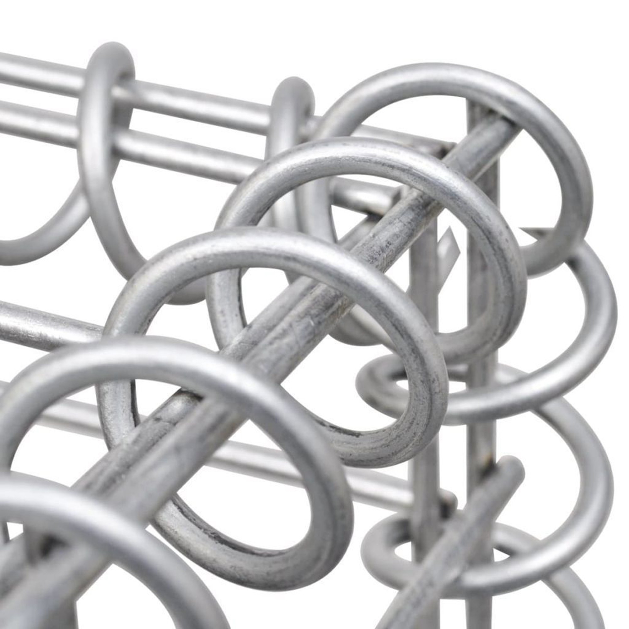 Galvanized 4mm Gabion Fence System Stainless Steel Wire Welded Gabion Wall