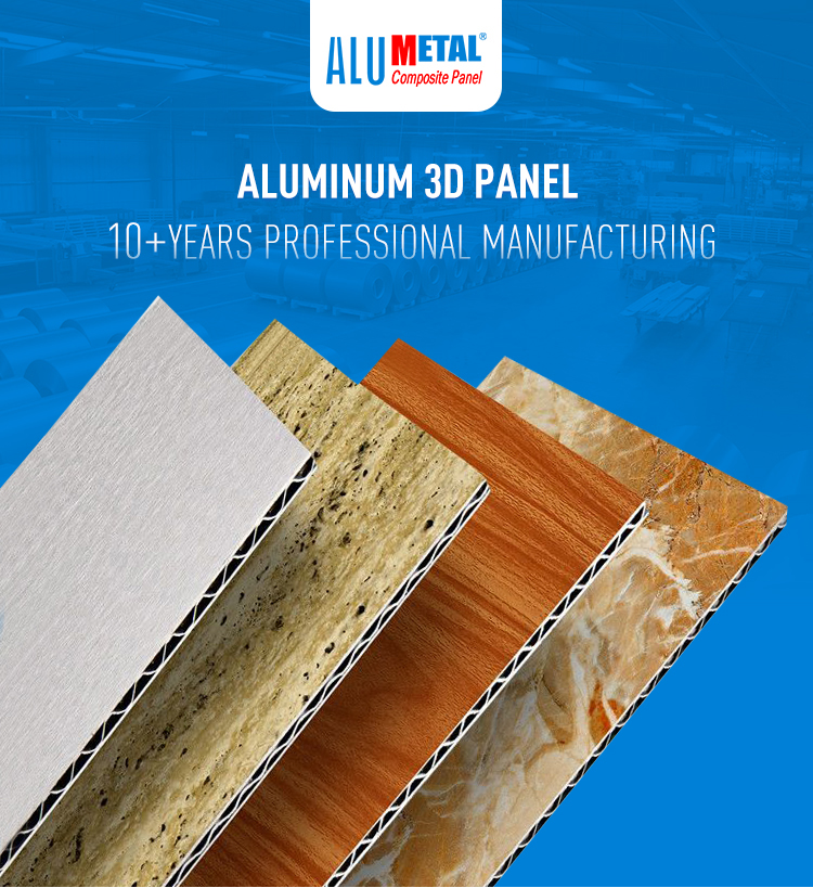 8mm ACP Corrugated Aluminium Corrugated Roofing Sheets Panels 1500mm Gloss SGS