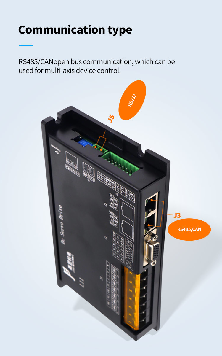 48v 750w Dc Servo Motor Drive Supporting Incremental Canopen Interface