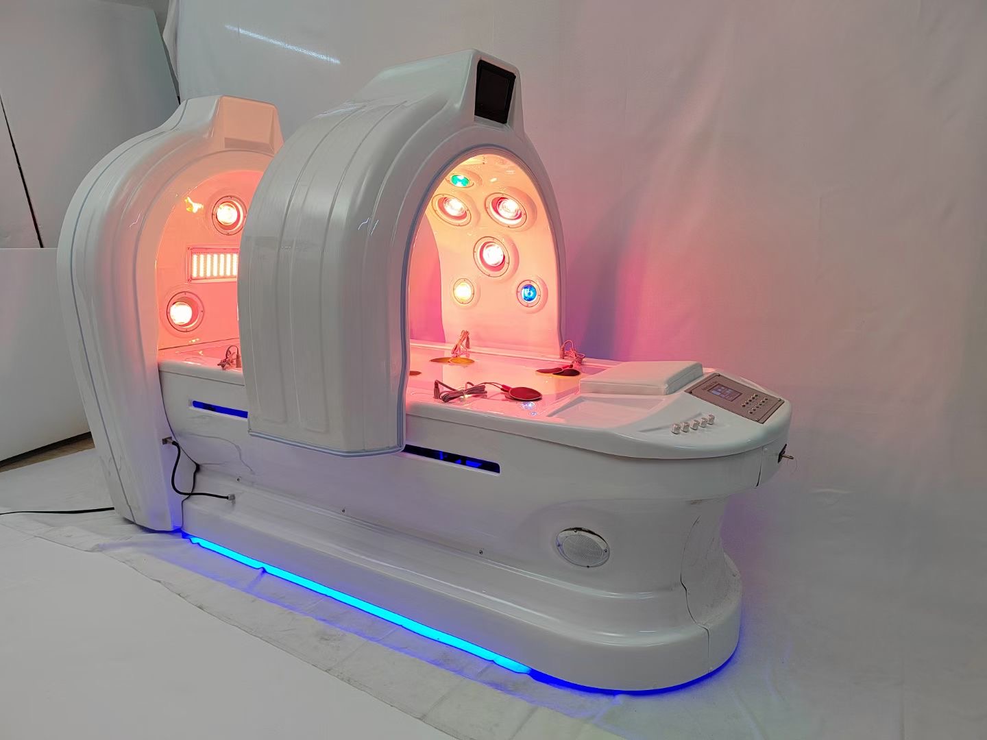Dry Steam Ozone Massage Infrared Sauna Capsule Photon Treatment Custom