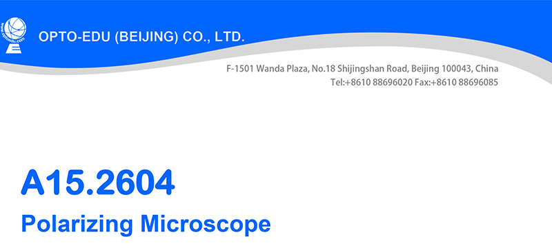 40x - 400x Laboratory Research Polarization Microscope Binocular Halogen Lamp A15.2604
