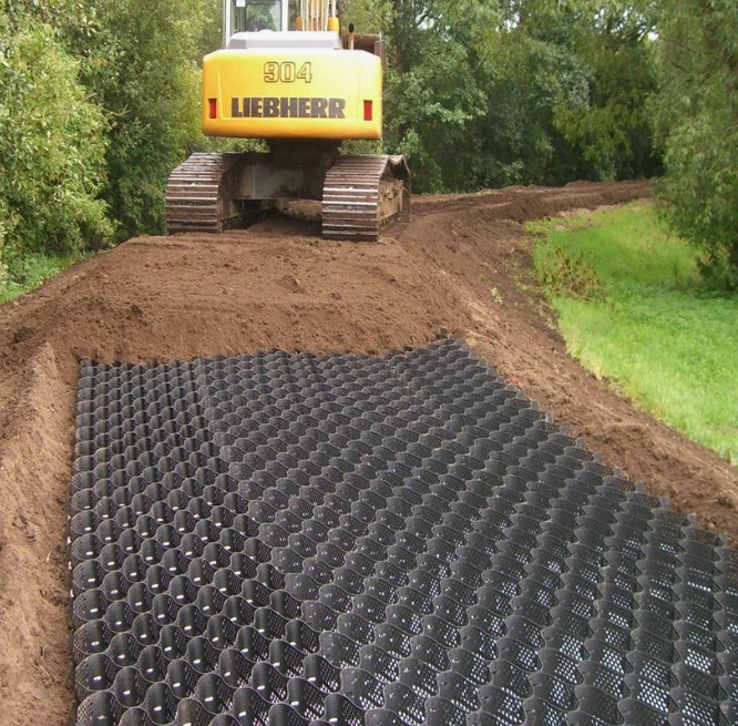Durable And Versatile Plastic HDPE Geocell For Soil Reinforcement