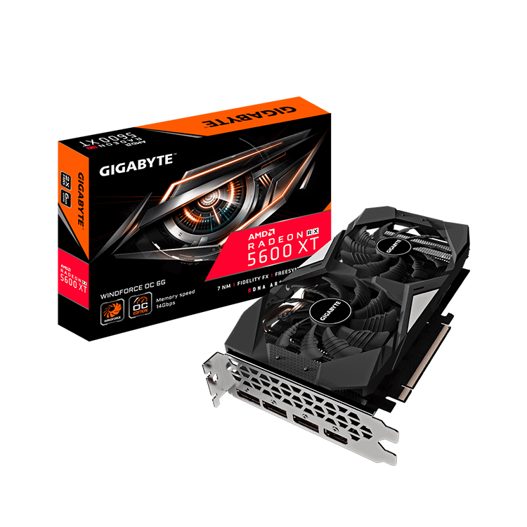 RX 5600 XT 6G GDDR6 Graphics Card With Video Card Mining ETH GPU Mining Rig Graphics Card