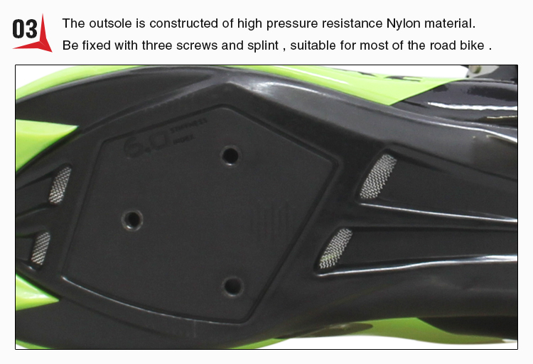 Size 35-46 Road Bike Sneakers Geometry Design Body High Pressure Resistance
