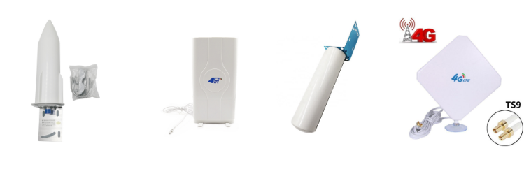 Gain Cylinder Antenna Base Station Signal Amplifier 50km Wireless Outdoor Communication