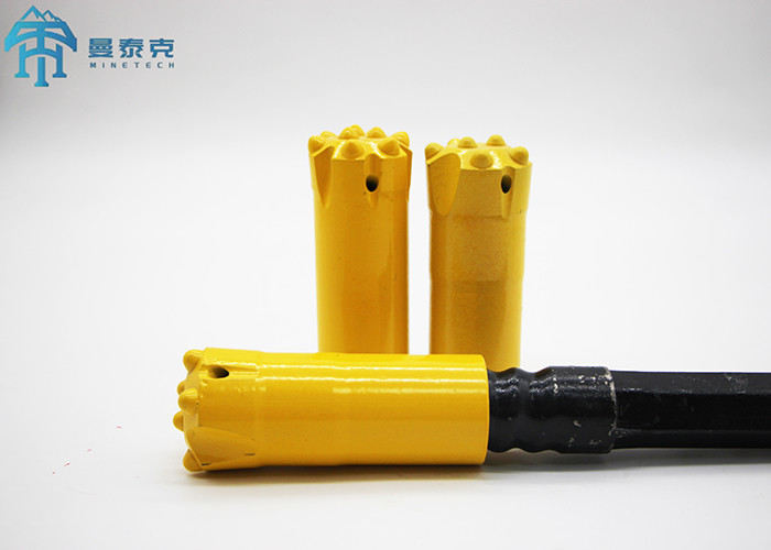 Tungsten Carbide Thread Button Bit R32 64mm CNC Milling