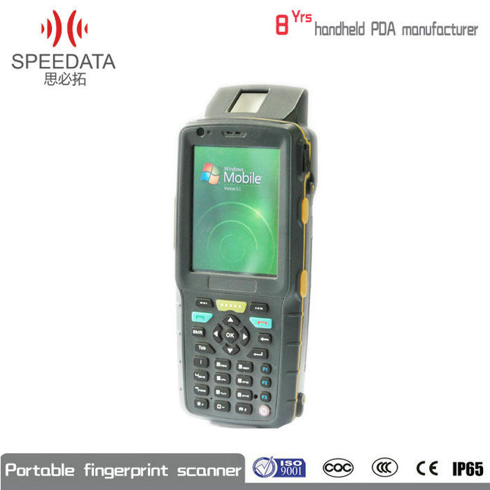 Android Biometric Fingerprint Scanner Device 2D Barcode Scanner 512MB Memory