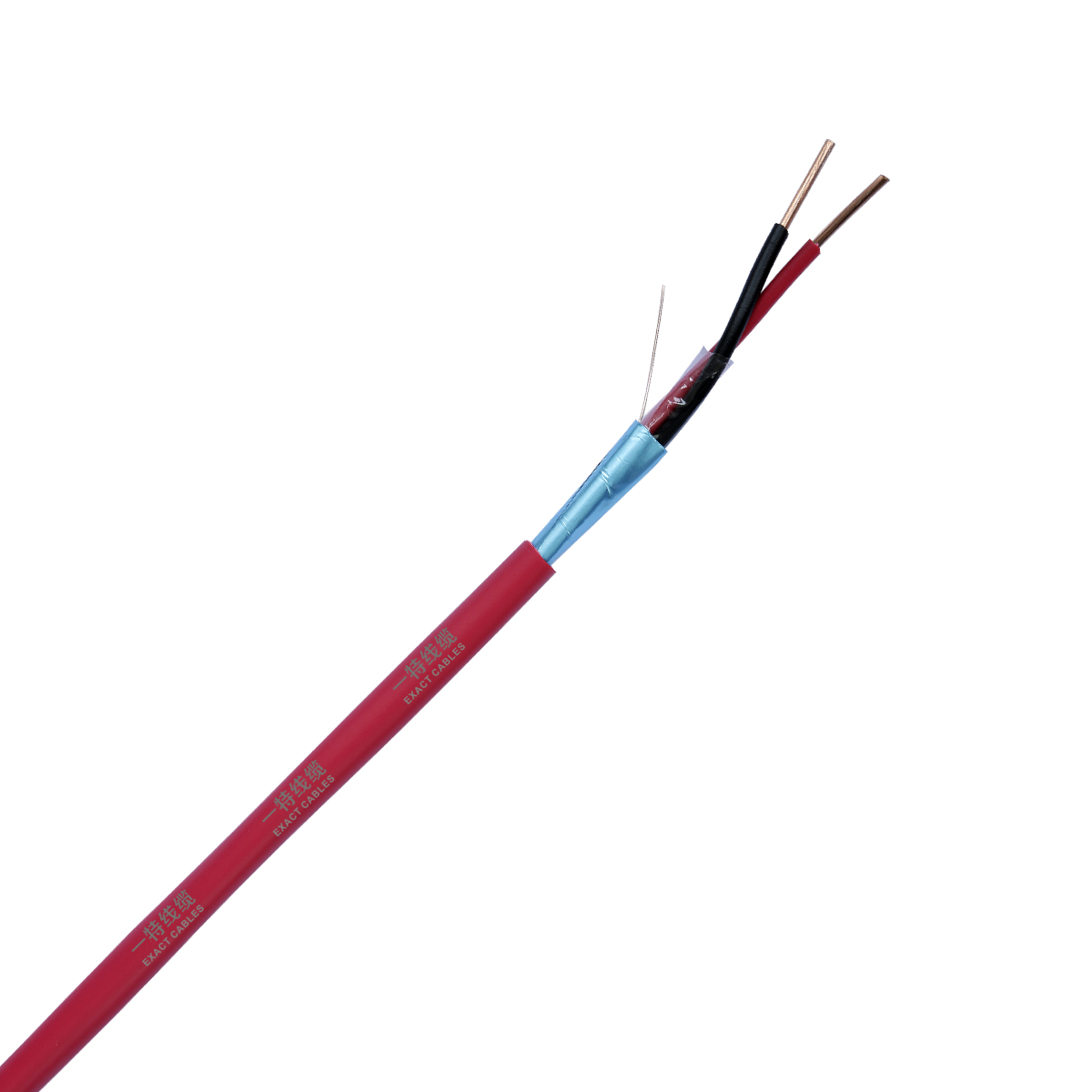 2x0.5mm2 Unshielded Shielded Tinned Copper/Copper Stranded Solid Fire Alarm Cable Core 2cores
