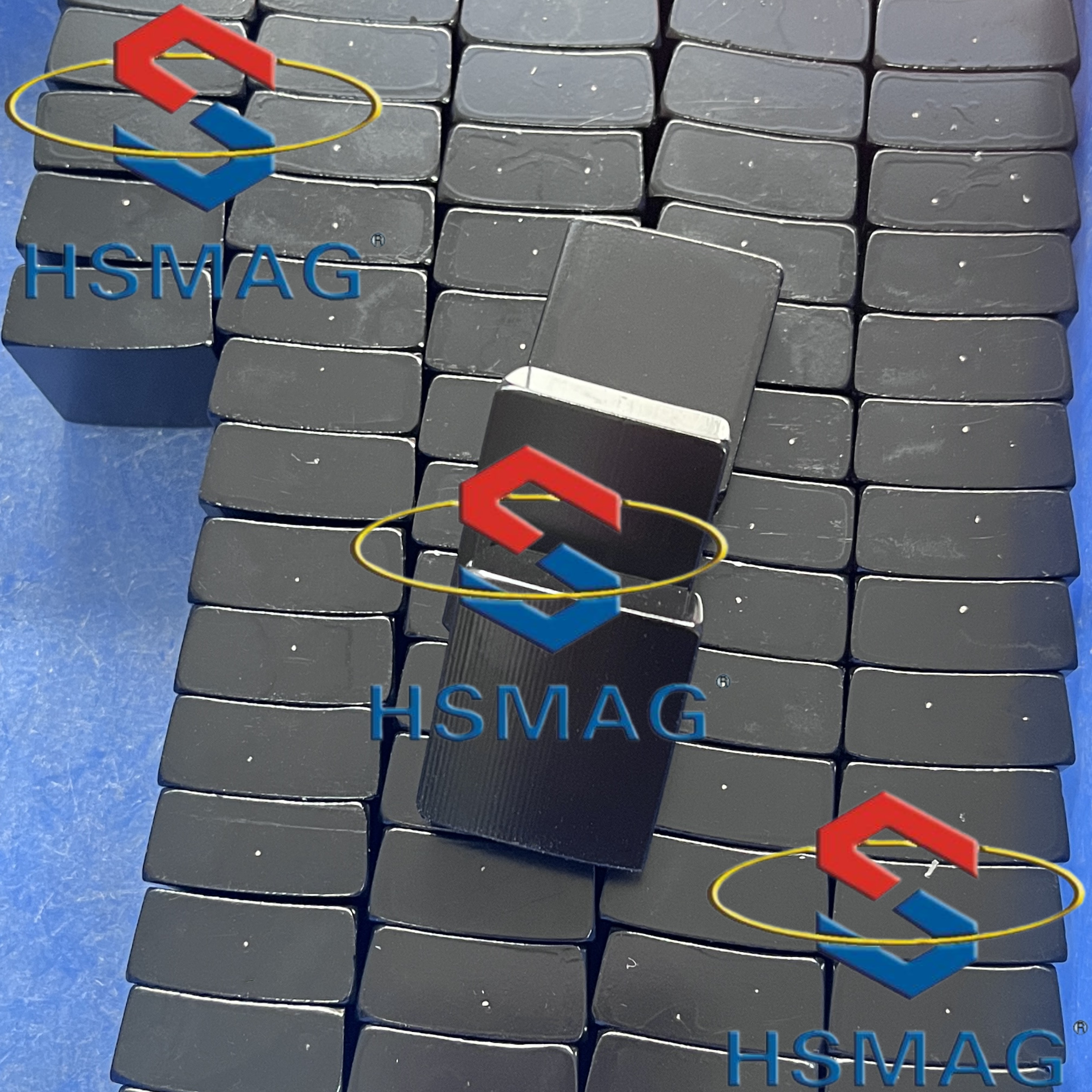 Sintered Industrial Arc SmCo Magnet Electroplate Ni Zn Epoxy Coated High Temp Resist