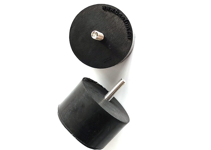 M5 / M6 Rubber Vibration Isolator Mounts Custom Molded Rubber Parts
