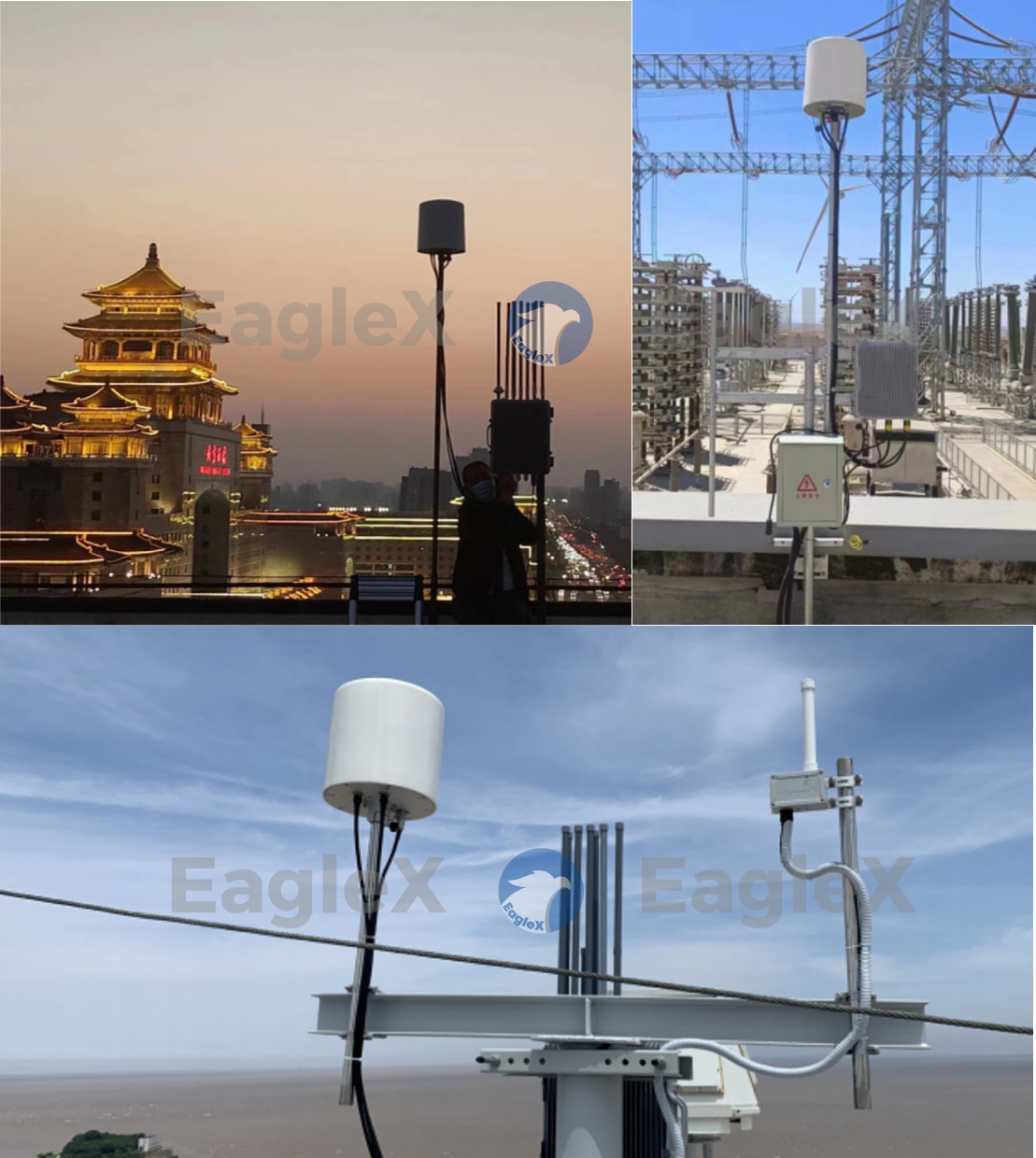 IP66 TDOA Drone Detector Up to 5 km Detection Distance for Pilot Positioning and Passive Black White List Operating