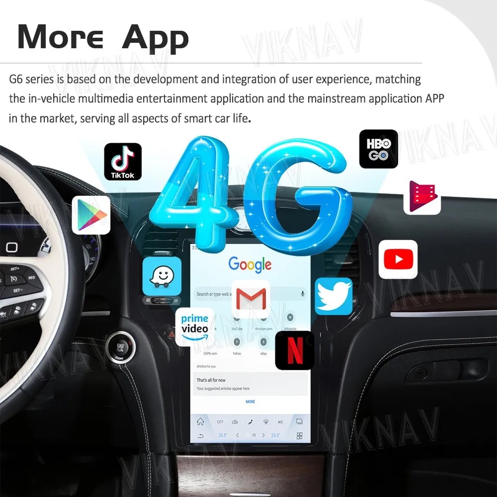 13.3 Inch Car radio Android Auto GPS Navigation Multimedia Player For 2013-2019 Chrysler Wireless Carplay BT 4G