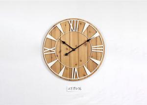 Buy cheap Round Numerals Irregular Knot Metal Frame Wall Clock product