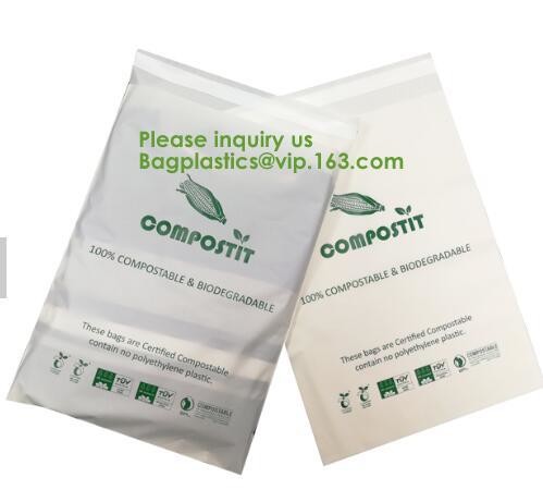 cornstarch made biodegradable custom printed plastic mailing bags,China Supplier Custom biodegradable courier bag biogra