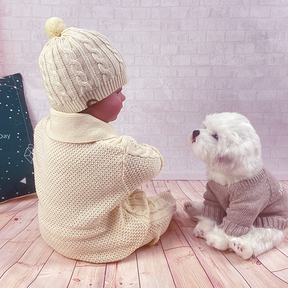 Autumn New Toddler Baby Boys Girls Knitted Bodysuit Infant Jumpsuit Knitwear Outfits Newborn Baby Sweater And Baby Knit
