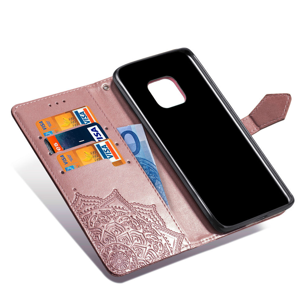Multi Color Embossed Mandala Phone Flip Case For IphoneXS Max IphoneXR IphoneXS IphoneX Iphone8 Iphone8 Plus Iphone7