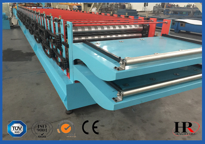 20 KW Double Layer Roll Forming Machine For Roof Tiles , Wall Cladding