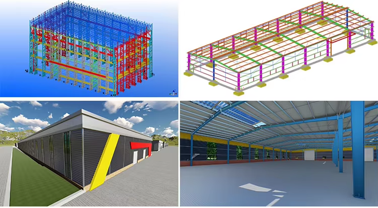 Professional Custom Prefabricated Steel Structure Factory Warehouse Free Design