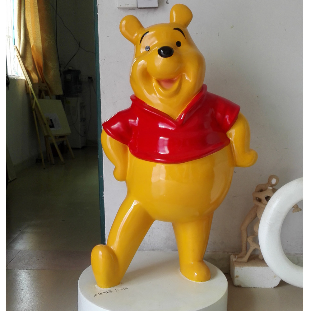 life size Vinnie Bear or other Disney character fiberglass statue for exhibition display model