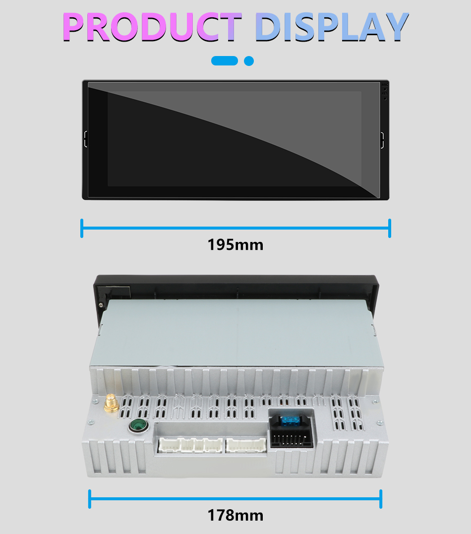 Universal 6.86 inch Dual Din Car Stereo Autoradio Head Unit Car Audio Multimedia Android Car Player