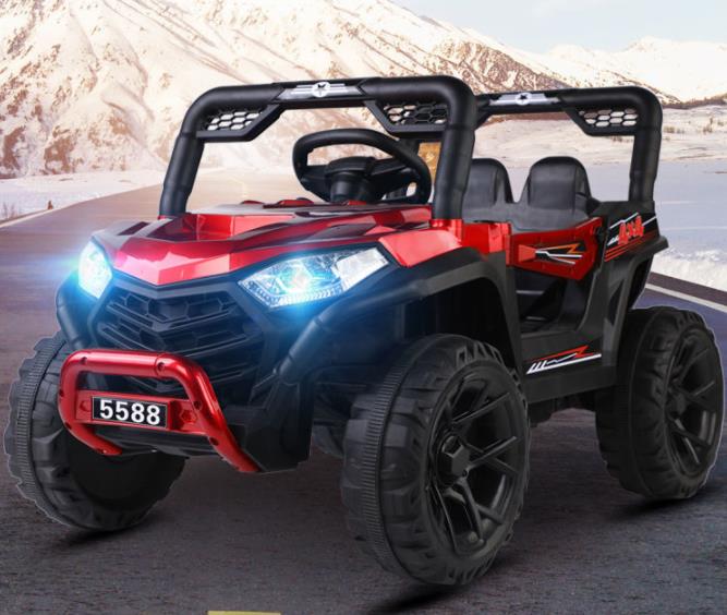 Unisex Ride On 12v Electric Off-Road Car with Music and Light G.W. N.W 14KGS/12KGS
